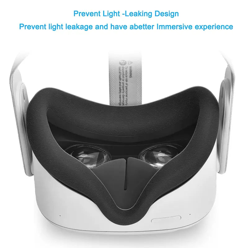 VR Gaming Device Protective Case Kit for Oculus Quest 2, Includes Face Cover, Controller Grip Cover, Lens Cover, Wearable Accessories, Male Game Room Accessories