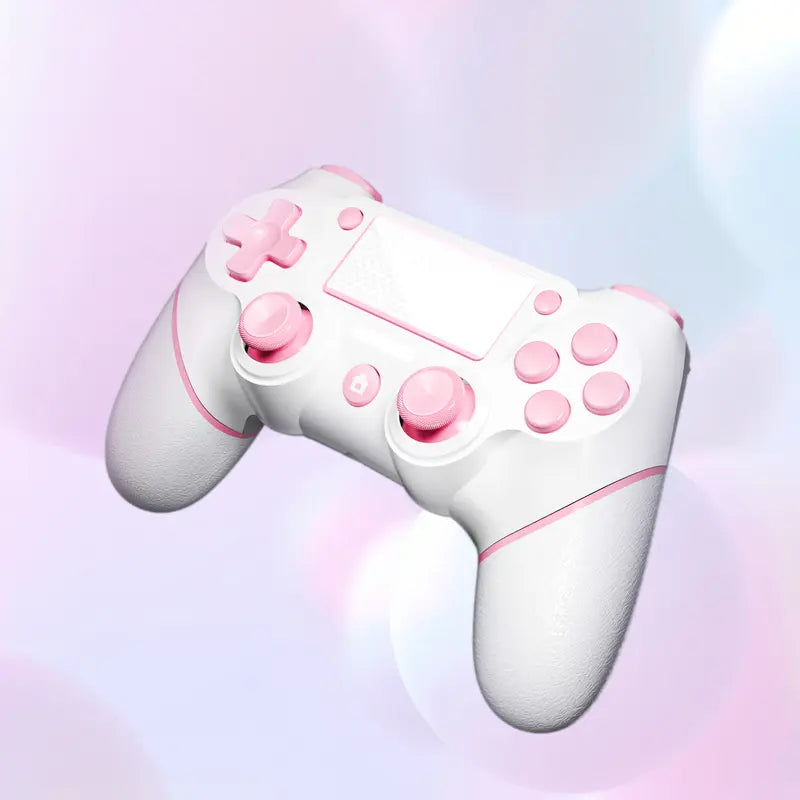 STARONE Wireless Elite Controller for PS4, Custom Design V2 Gamepad Joystick for PS4 with Non-Slip Grip of Both Sides and 3.5Mm Audio Jack! Thumb Caps Included! (Pink-White) Iphone Elite Controller Controllerspaddles Free Shipping