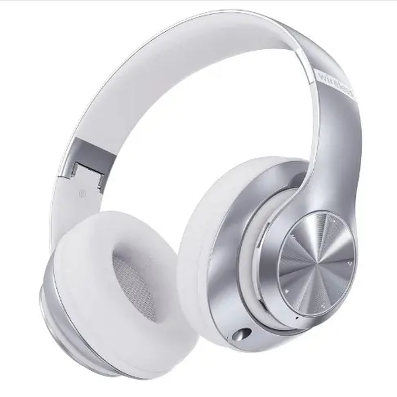 Wireless Bluetooth Headphones Over-Ear, 60H Playtime Foldable and Wired Stereo Headset Hifi Stereo Sound with 6 EQ Modes