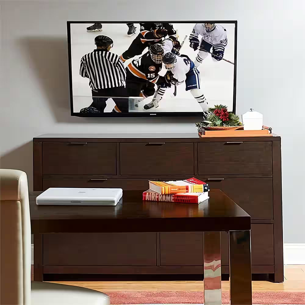 Multi Position TV Wall Mount for 23 In. - 42 In. Flat Panel Tvs, 15° Tilt, 77 Lb. Load Capacity