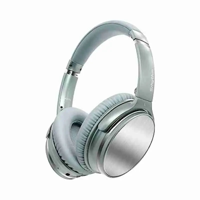 Srhythm Nicecomfort 25Pro Active Noise Cancelling Headphones Wireless,Bluetooth Headset with Game Mode Silver