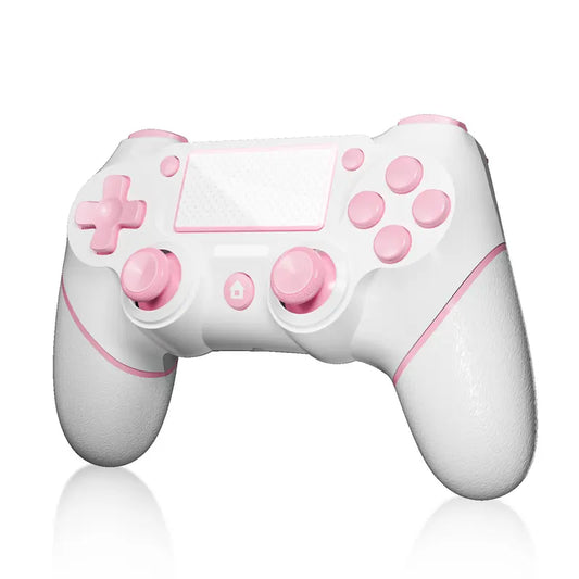 STARONE Wireless Elite Controller for PS4, Custom Design V2 Gamepad Joystick for PS4 with Non-Slip Grip of Both Sides and 3.5Mm Audio Jack! Thumb Caps Included! (Pink-White) Iphone Elite Controller Controllerspaddles Free Shipping