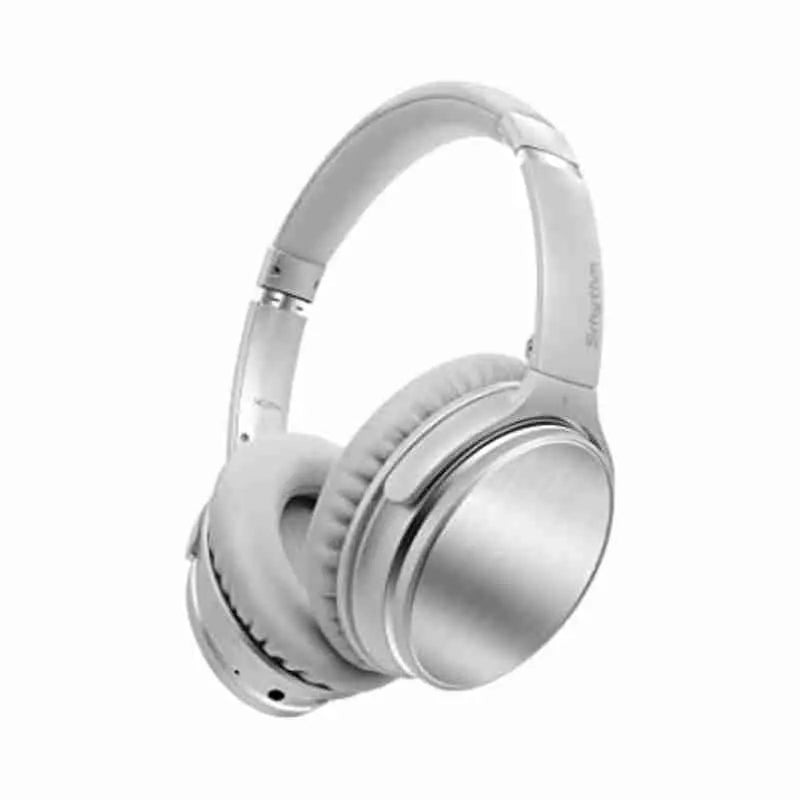 Srhythm Nicecomfort 25Pro Active Noise Cancelling Headphones Wireless,Bluetooth Headset with Game Mode Silver