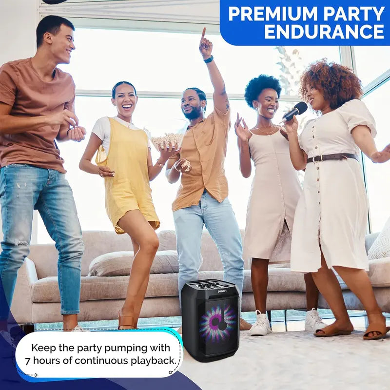 PHILIPS Party Speakers Bluetooth Wireless– 30W Portable Bluetooth Speaker