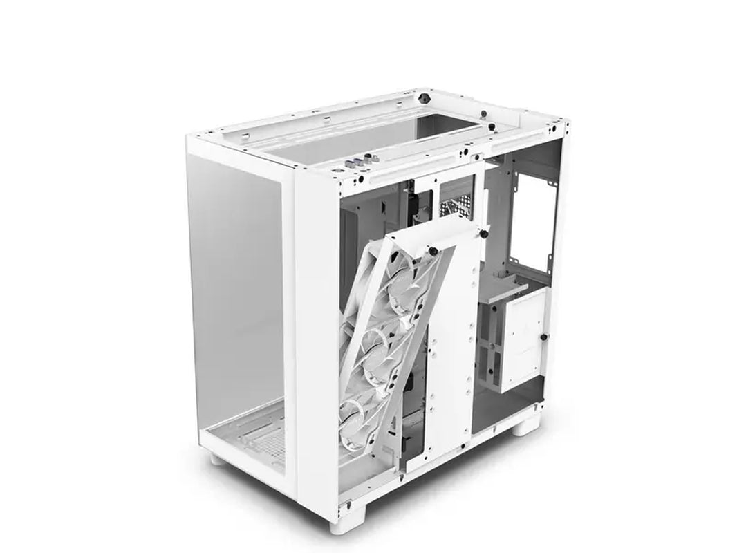 NZXT H9 Flow - All White - CM-H91FW-01 - Dual-Chamber Mid-Tower Airflow Case