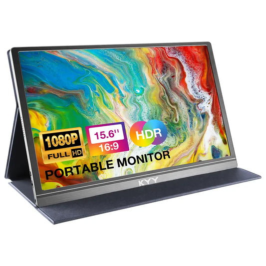 KYY Portable Monitor 15.6Inch 1080P FHD Laptop Monitor Screen