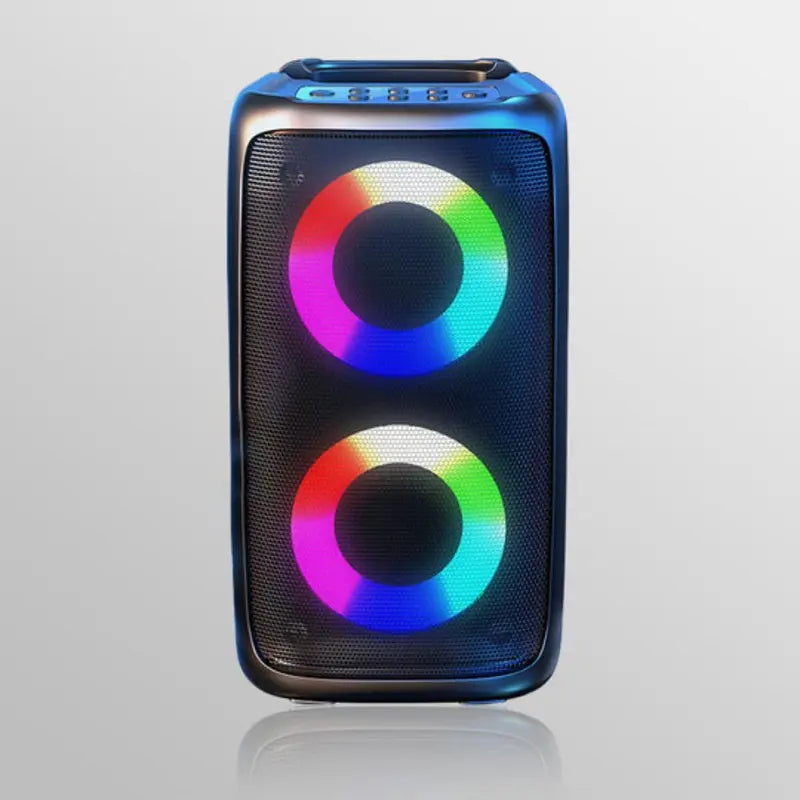 Kinglucky AM-2301 Wireless Bluetooth Portable Speaker 40W Stereo with Multiple LED Light Dynamic Modes, Bass Bluetooth Speaker, Lightweight, Suitable for Party Outdoor Camping Audio Smartphone